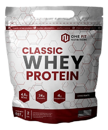 Classic Whey Protein - Doypack - One Fit Nutrition Sabor Chocolate