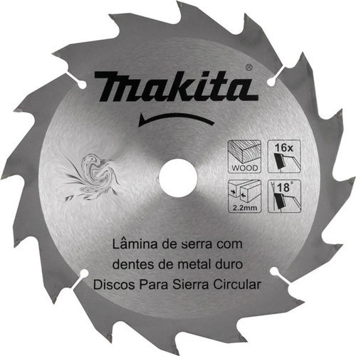 Disco De Sierra Para Madera  7-1/4  X 16 Dientes Makita