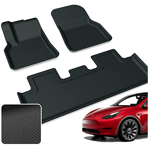 Model Y Floor Mat For Tesla 2023 Custom Fit For 3d Floo...