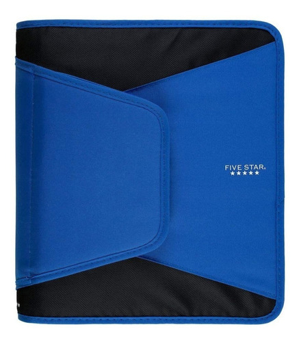 Five Star Carpeta 1 1/2 Carpeta Con Zipper 3 Argollas 300h Color Azul