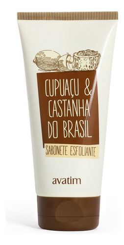 Sabonete Líquido Esfoliante Cupuaçu & Castanha 180 Ml