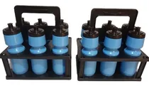Comprar 12 Caramañolas Deportivas De750 Ml + 2 Canastos