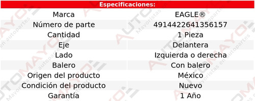 1-base Amortiguador Del Izq/der Outlander 2.4l 4 Cil 14-19