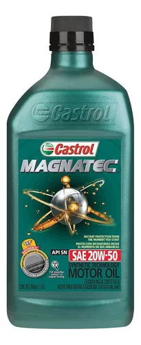 comprar Aceite Motor Magnatec 20w-50 , 1 Q. Semi Sintetico Castrol