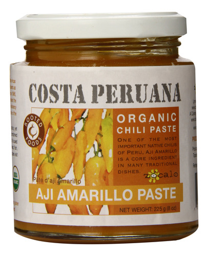 Pasta De Chile Aji Amarillo Orgánica 227 Gramos