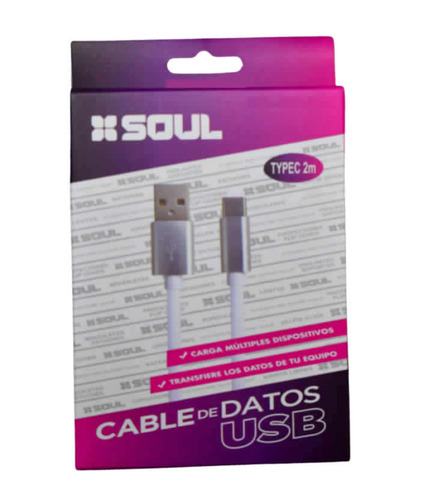 Cable USB 2.0 a USB tipo C - 2 Metros