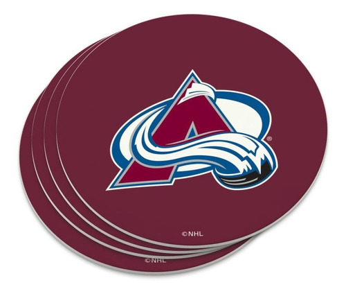Colorado Avalanche Logo Novedoso Juego Posavaso