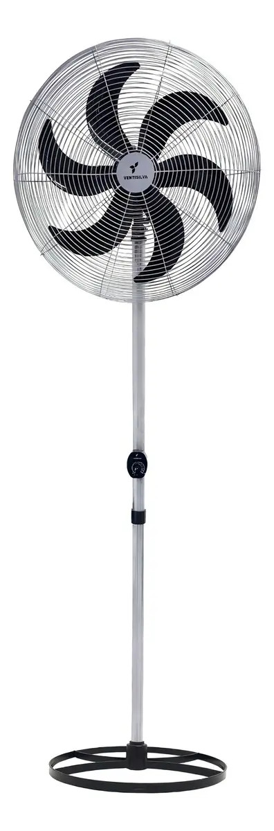 Ventilador de pé Ventisilva VCL 65cm preto 6 pás oscilante