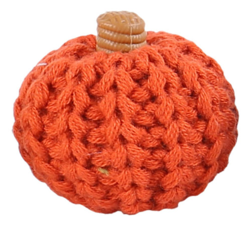 2 Colheita Festival Abóbora Ornamento Mini Laranja