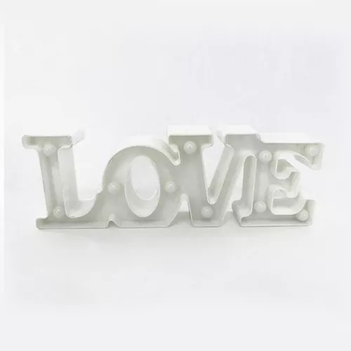 Lámpara Decorativa 3d Luz Led Letra Love Hogar Romántico 195