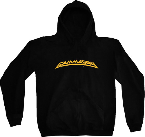 Buzo Hoodie Gammaray Rock Metal Estampado Tv Urbanoz