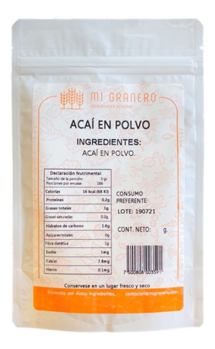 Té Mi Granero Açaí 1 kg