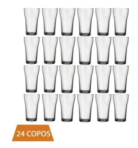 Jogo de Copos Boteco Nadir com 24 Unidades 200ml