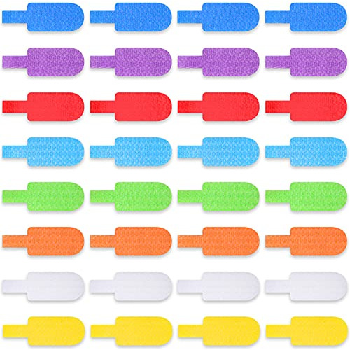 50 Etiquetas De Cable De Colores Múltiples, Etiquetas ...