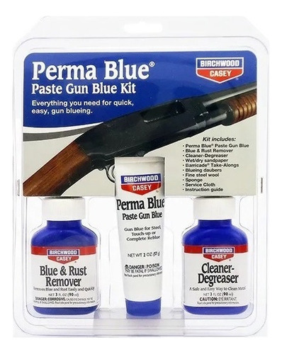 Kit Oxidação Pastosa A Frio - Birchwood - Perma Blue Metal