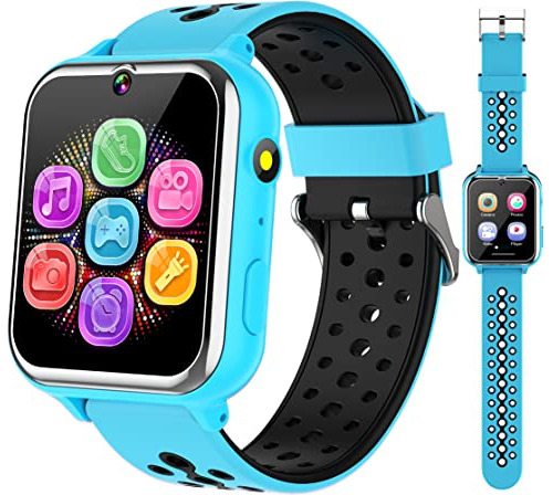 Kids Smart Watch For Boys Girls Age 3-12 Toys With 24 Puzzle