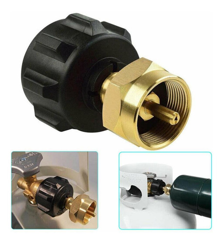 Adaptador De Recarga De Propano Lp Gas 1 Lb Cilindro Tanque