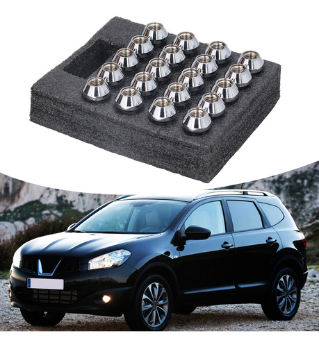 Porcas De Roda, 20 Unidades, Soquete De Chave M12x1.5, Alta