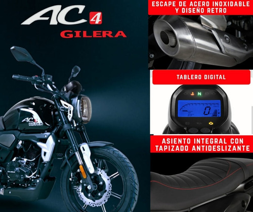 Gilera Ac4 Ahora 12 Y 18 O Solo Con Dni