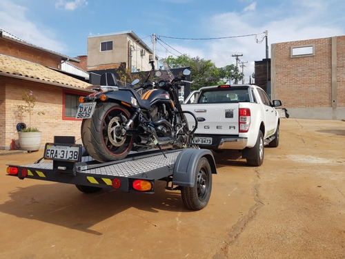 Carreta Moto Basculante Para Motos Grandes