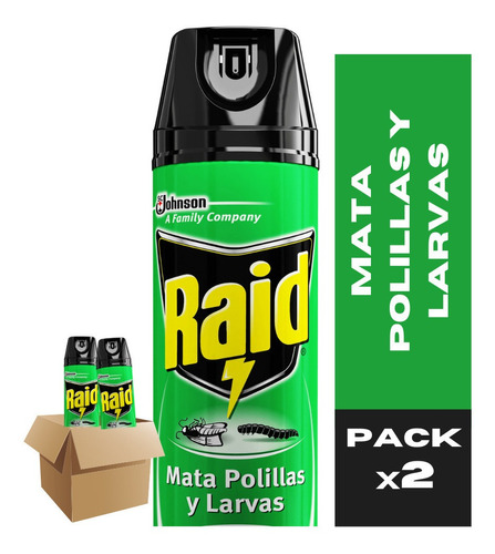 Raid Mata Polillas Y Larvas 390 Cc