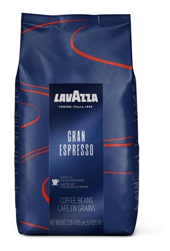 Café Lavazza Gran Espresso Grano Entero Tostado Medio 1kg 