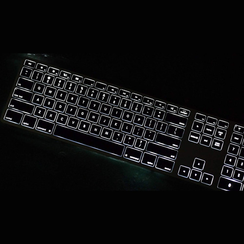Imagen 2 de 7 de Teclado Inalámbrico Aluminio Retroiluminado / Matias /apple