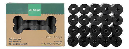 Paquete De 20 Rollos De Bolsas Biodegradables Para Desechos