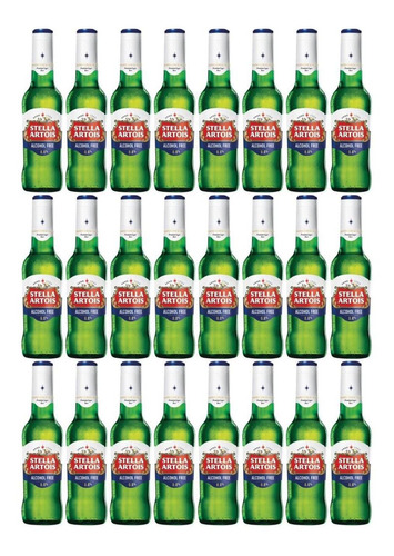 Cerveza Stella Artois Sin Alcohol 330ml Pack X24 Fullescabio