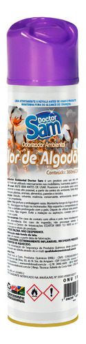 Odorizador Ambiental Doctor Sam - Flor De Algodão 300ml/249g