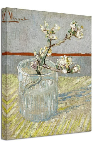 Wieco Art Spring Of Florering Almond In A Glass Canvas Print