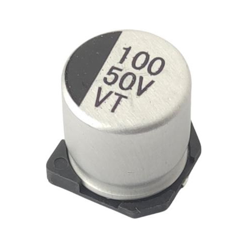 Capacitor Electrolitico Smd 100uf 50v Filtro Condensador