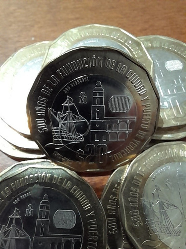 Moneda Colección Veracruz 500 Años 