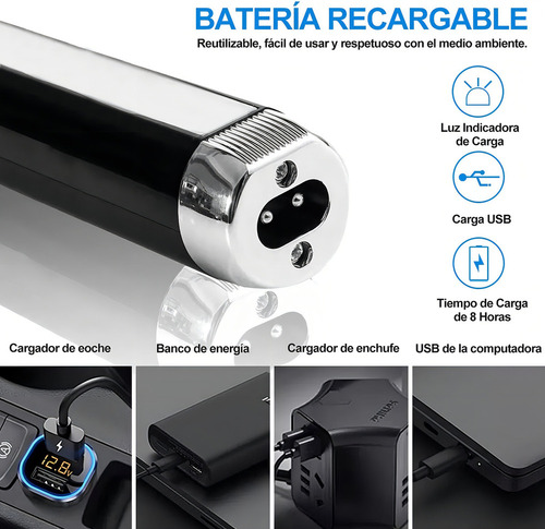 4 En 1 Afeitadora Rasuradora Barba Eléctrica Recargable Kit