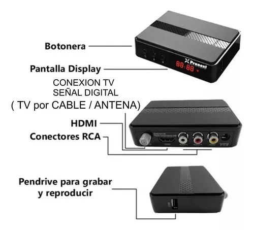 Sintonizador para Tv Digital HD