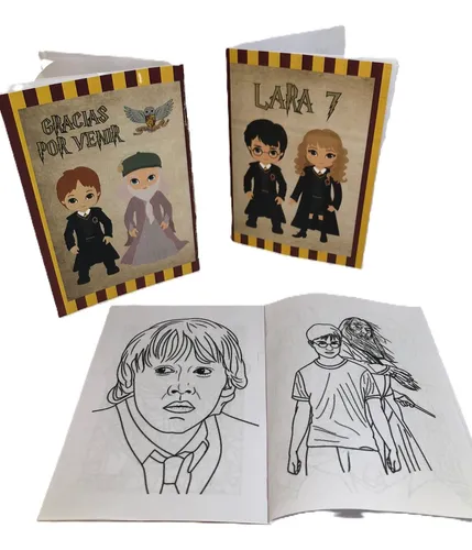 comprar  Libritos Para Colorear Personalizados X 20  Harry Animado