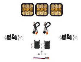 Ss5 Sport Universal Crosslink 3-pod Lightbar Yellow Comb Eei
