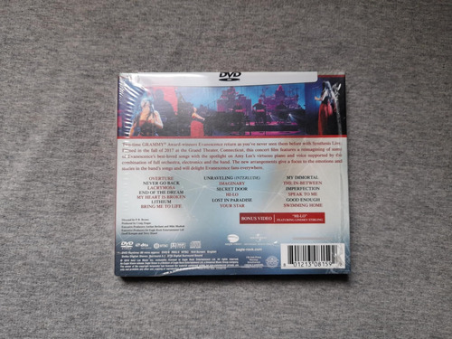 Evanescence Synthesis Live Cd + Dvd Importado Digipack (Usado)