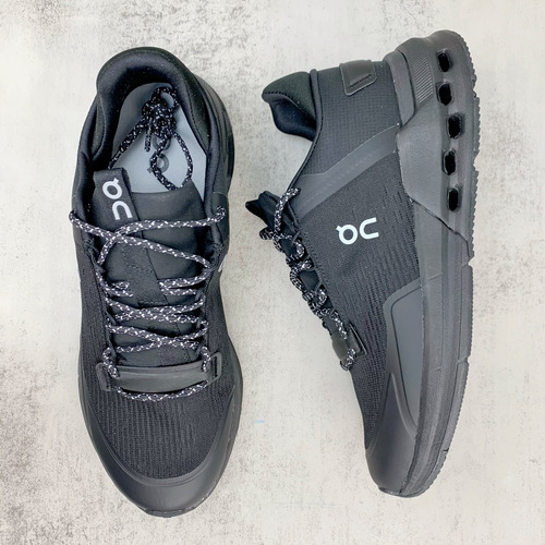 Tenis On Running Cloudnova Flux Negro Zapatillas