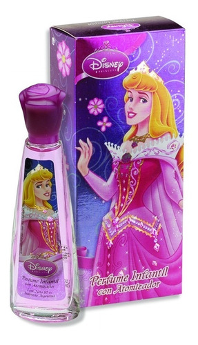 Perfume Disney Princesa Aurora En Caja Metalizada 50ml