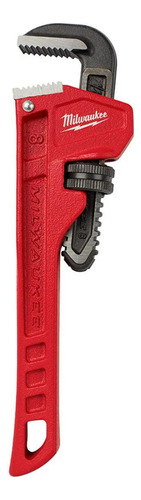 Chave De Grifo 8 20 Cm Para Tubos 48-22-7108 Milwaukee Cor Vermelho