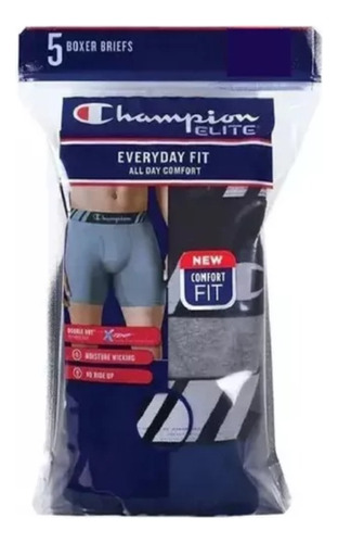 Champion Elite Boxer 5pzs Para Caballero All Day Comfort