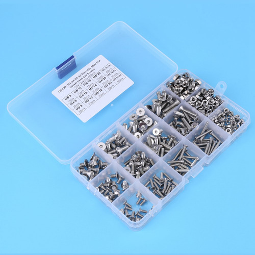De Tornillos De Cabeza Plana De Acero Inoxidable M3 M4 M5,