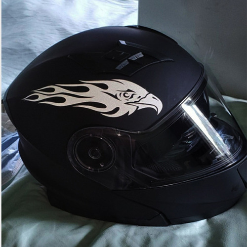 Adhesivo Con Forma De Llama Cool Styling Universal Para Moto