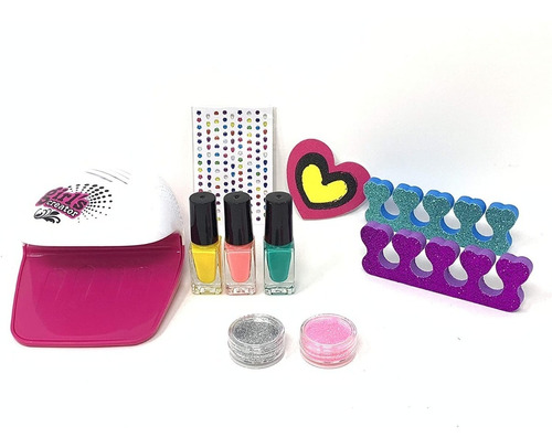 Kit Spa Uñas Para Manicure Y Pedicure Juguete + Accesorios