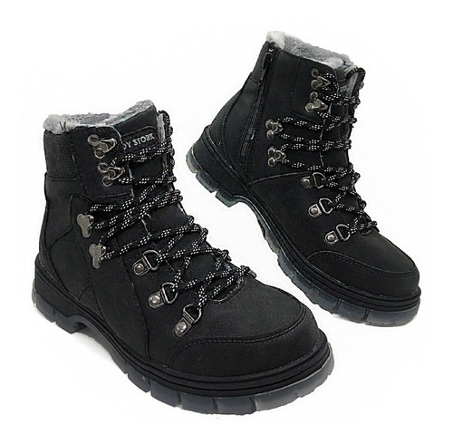 Imagen 2 de 6 de Botas Lady Stork Trekking Mujer Borcego Pre Sky Pelo Outdoor