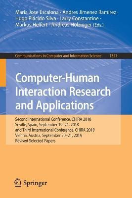 Libro Computer-human Interaction Research And Application...