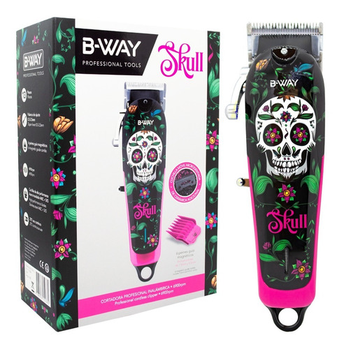 B-way Skull Cortadora Inalámbrica Profesional Pelo 6c