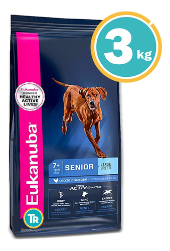 Eukanuba Perro Senior Razas Grandes 3kg - Promo Express