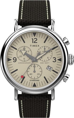 Timex Reloj Cronógrafo Para Hombre De 41 Mm - Correa Marrón 